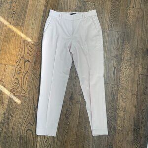 Theory Treeca 2 Traceable Wool Trousers Ivory White Size 0